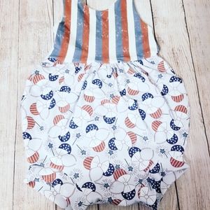 4th of July bubble romper